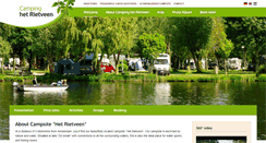 Desktop Screenshot of campinghetrietveen.nl